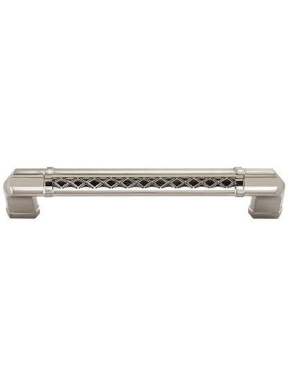 Tower Bridge Cabinet Pull - 5 inch Center-to-Center in Satin Nickel.